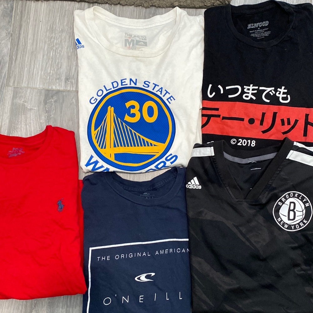5 Boys tee shirts